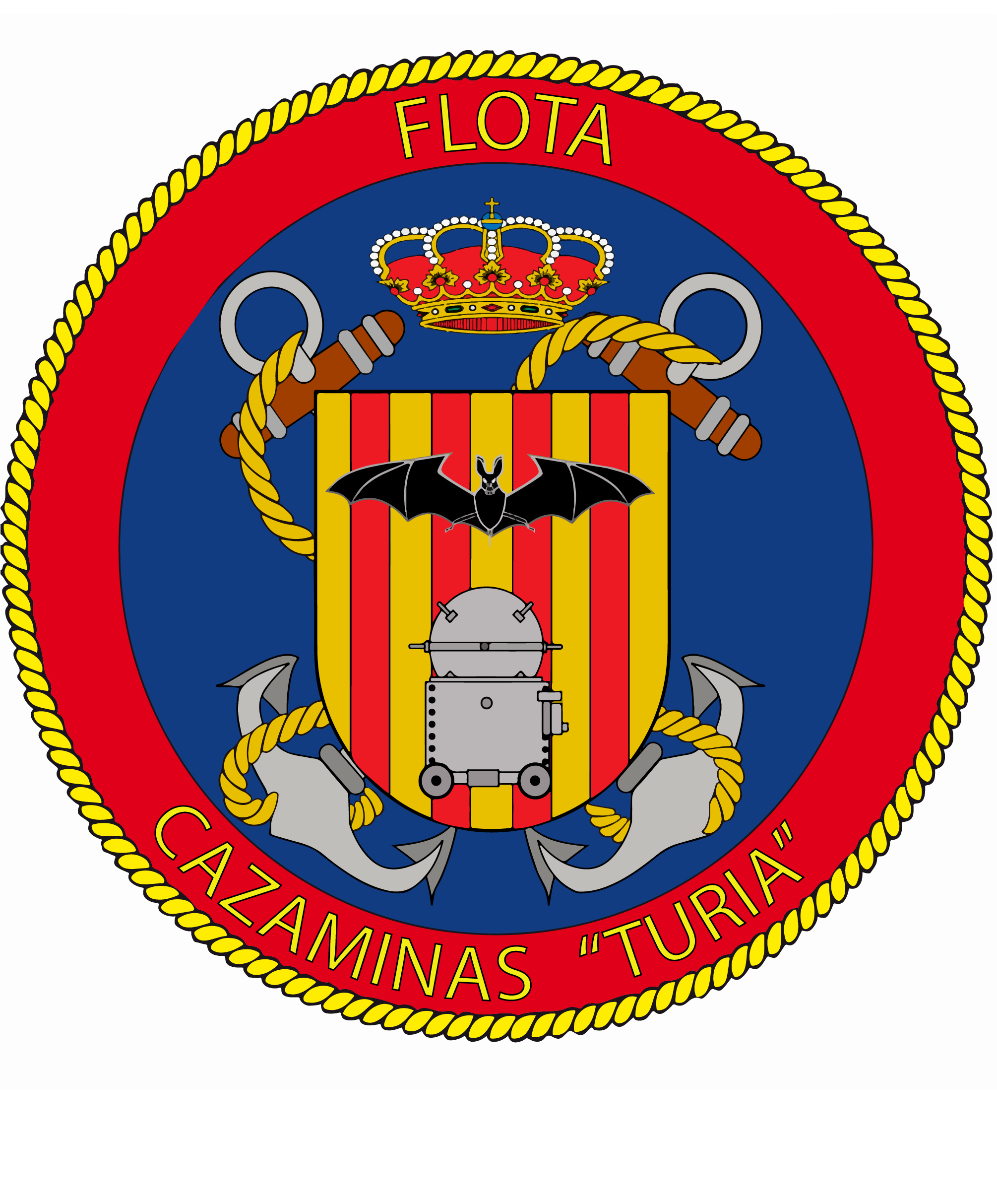 Emblema Cazaminas 'Turia' (M-34)